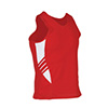 Youth Defiance II Loose Fit Singlet - CO - Scarlet/White - Youth Small