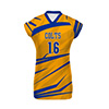 High Five Sublimation Cap Sleeve Jersey