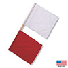 B2585 - Red & White Officials Flag